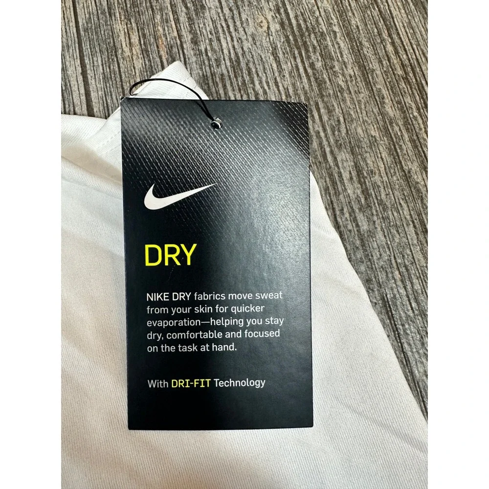 Nike Dri-FIT Training‎ Tank Top Women's XL White Just Do It Straps